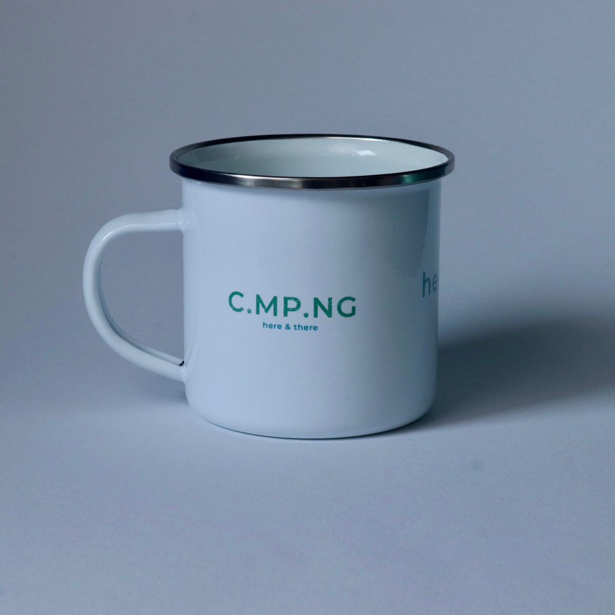 C.MP.NG Emaille-Becher