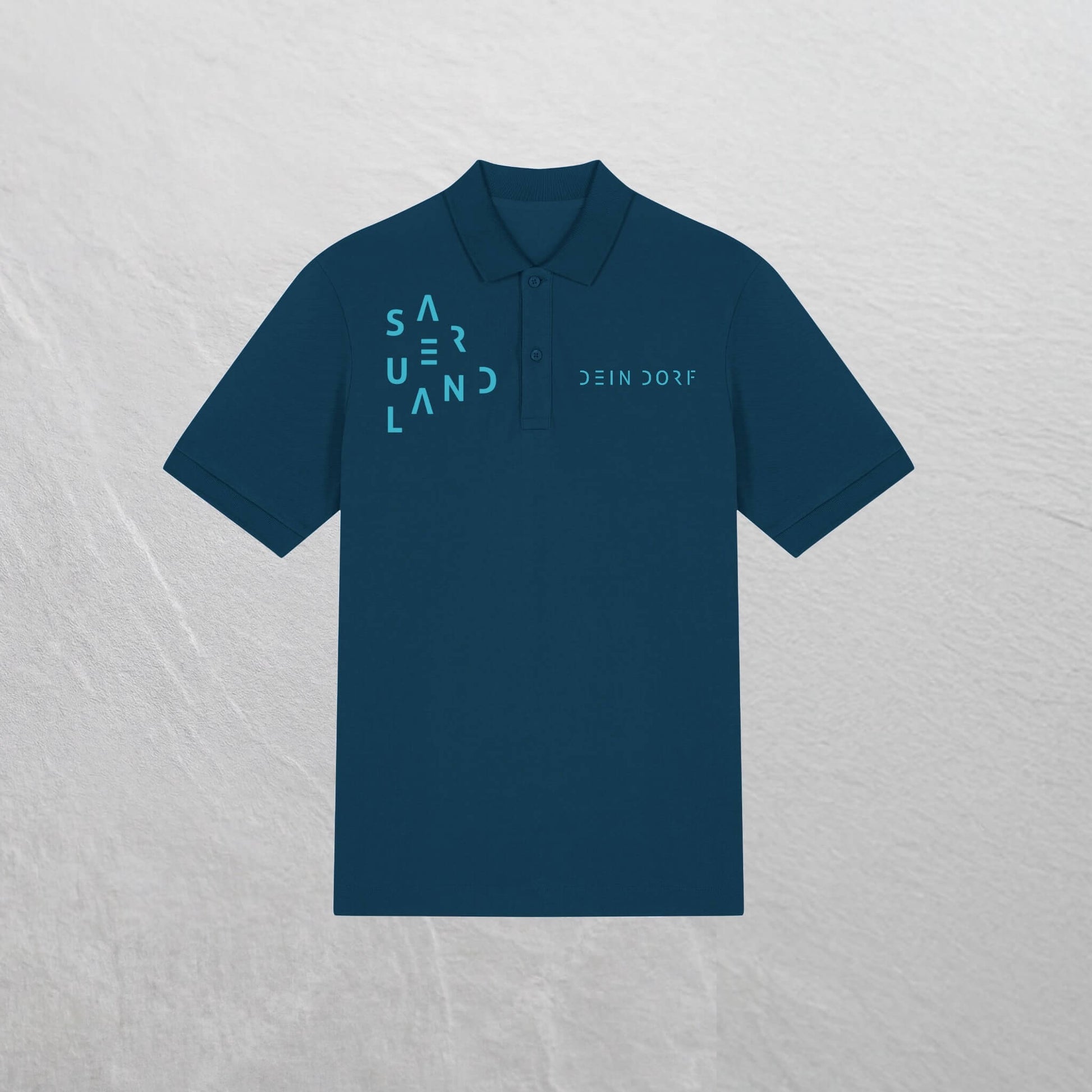 Produktfoto des SAUERLANDesign schützenfest Poloshirt „new style“ in petrol