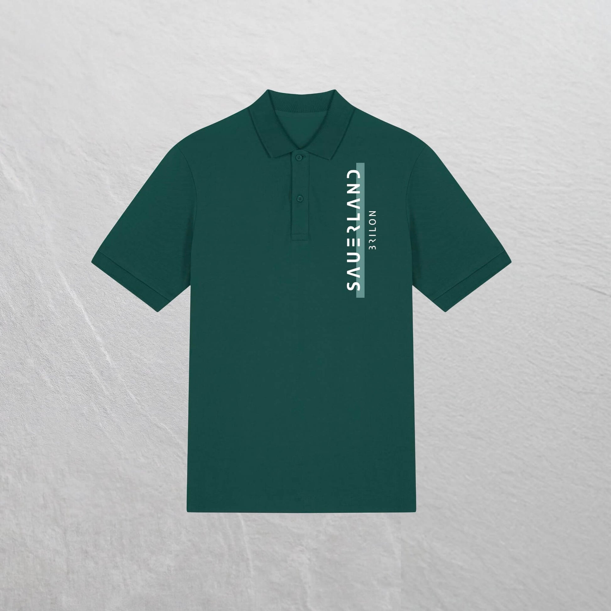 Produktfoto des SAUERLANDesign schützenfest Poloshirt „big print“ in dunkelgrün